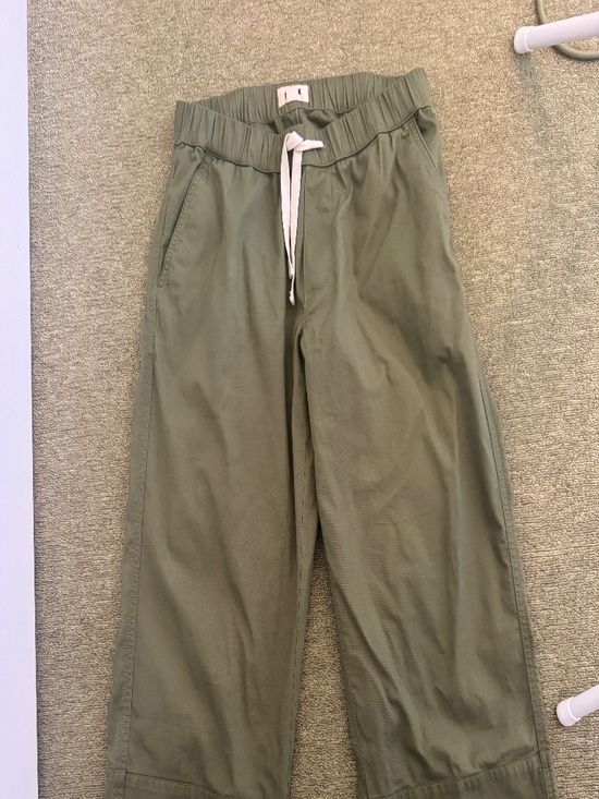 Pact Organic Pants - Green cropped pact easy on pants